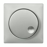 Merten Поворотный светорегулятор 20-420 Вт (стальной) System Design