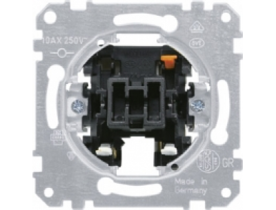 3112-0000 Merten выключатель 1-клавишный 2-полюсный (контрольный)