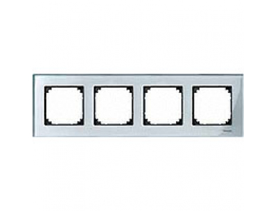4040-3260 Merten рамка 4-я (серебро)