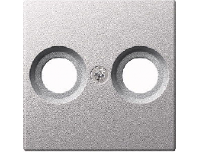 4122-0460 Merten накладка розетки tv-fm (алюминий)