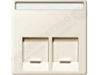 469944 Merten центральная плата для розетки schneider electric, 2p (бежевый глянцевый)