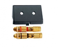 464387 Merten вставка с разъемами high-end x2, черный